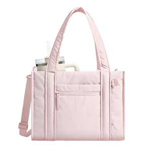 Bolso <span class=keywords><strong>de</strong></span> Mano Ligero Acolchado <span class=keywords><strong>de</strong></span> Nailon para Mujer, Bolso Tote Vertical Elegante, Bolso <span class=keywords><strong>de</strong></span> Hombro Suave Tipo Nube, Diseño <span class=keywords><strong>de</strong></span> Fabricante - Product Image 1