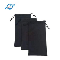 Vente en gros Xinhe Shengfu Sac de lunettes de soleil en microfibre personnalisé Pochette Sac à cordon souple