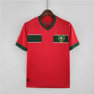 2024 Africa cup custom Morocco home soccer jersey Hakimi shirt kits