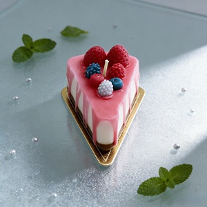 Bougie parfumée en cire de soja à la crème de fraise, étiquette privée personnalisée, bougie parfumée artisanale, bougie alimentaire - Product Image 2