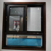 Fenêtre à persiennes en PVC imperméable, ventilation réglable, stores en vinyle, volet en PVC antirouille pour la maison et la salle de bain
