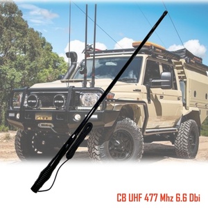 Antenne de bonne qualité, robuste, à ressort, VHF ou UHF 477 MHz, antenne CB tout-terrain 4x4 pour voiture - Product Image 1