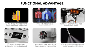 Máquina de Café Automática Grande de 2700 Vatios con Control Digital para Negocios, Venta al Por Mayor OEM - Product Image 6