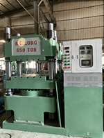 Presse hydraulique automatique PANLONG 550T pour la fabrication de vaisselle en mélamine, 220/380V, contrôle PLC, pour assiettes, bols et tasses en mélamine