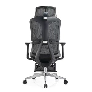 Chaise <span class=keywords><strong>de</strong></span> <span class=keywords><strong>bureau</strong></span> pivotante ergonomique en maille, design contemporain avec une expérience d'assise confortable, comprend des roulettes et des accoudoirs - Product Image 6