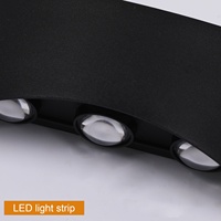 Appliques murales LED simples 6W étanches IP65 pour intérieur et extérieur, idéales pour appartements