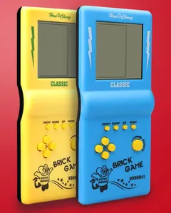 Klasik Retro Permainan genggam pemain untuk konsol <span class=keywords><strong>Tetris</strong></span> layar besar anak-anak saku Nostalgia mesin permainan anak Puzzle mainan - Product Image 1