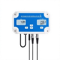 Contrôleur WiFi 3 en 1 YIERYI pour pH/ORP/Température avec contrôle par application mobile et enregistrement des données pour l'aquaculture domestique et les aquariums