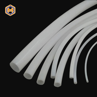 Tuyau flexible en PTFE, résistant aux hautes températures et à la corrosion chimique, pour imprimante 3D, industrie chimique, taille standard, blanc