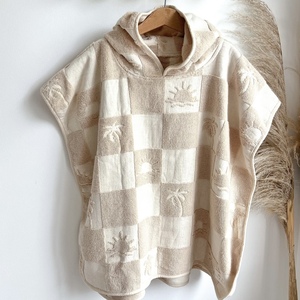 Accappatoio con Cappuccio per Neonati in Spugna Jacquard, <span class=keywords><strong>Poncho</strong></span> da Spiaggia per Bambini - Product Image 3