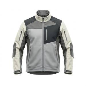 เสื้อแจ็คเก็ตขี่มอเตอร์ไซค์ผู้ชายแบบกันน้ำ ผ้า softshell ป้องกันลม ระบายอากาศได้ดี มีหลายกระเป๋า เหมาะสำหรับกิจกรรมกลางแจ้งและการผจญภัย - Product Image 1