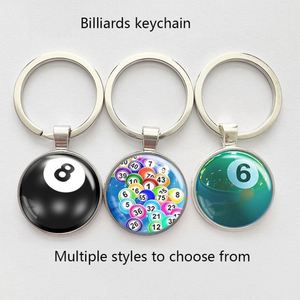 พวงกุญแจลูกบอลยางลายสัตว์นำโชค ของขวัญสำหรับนักพูลและคนรักบิลเลียด - Product Image 3