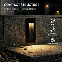 Lumière LED murale intégrée de haute qualité, dimmable, 2700K/3000K/4000K/5700K, IP65, en aluminium, 3W, longue bande, étanche, CRI élevé