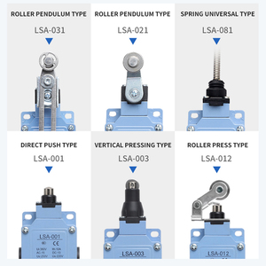Chất lượng cao LSA loạt IP67 Micro chuyển đổi con lăn đòn bẩy giới hạn chuyển đổi không thấm nước 1NO + 1NC giới hạn chuyển đổi - Product Image 3