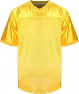 T-shirt en maille coupe ample style streetwear avec logo personnalisé, sérigraphié, maillot de football américain à manches courtes, séchage rapide - Product Image 4