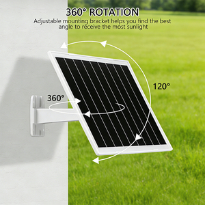 Panneau Solaire Monocristallin 8W 10W Étanche IP65 Noir Sortie 5V Module PV pour Alimentation Extérieure Sécurité Domestique Certifié CE - Product Image 3