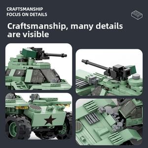 Juego de Bloques de Construcción al por Mayor, Serie de Vehículos Blindados de Plástico OEM, Modelo Ensamblado para Niños, Juegos de Regalo en Paquete - Product Image 4