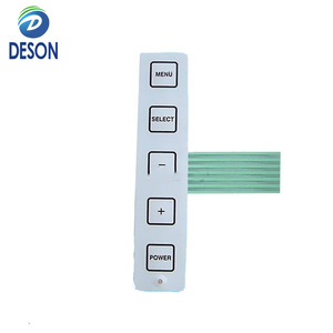 Deson OEM 4*4/4*5 phím Overlay PC Pet PVC màng chuyển đổi bàn phím ma trận bàn phím thông minh xe bên ngoài bàn phím phim với chất kết dính - Product Image 2