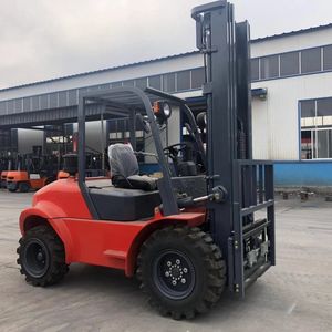 CE Diesel 3t 4T 5t Carretilla elevadora todo terreno con cabina Neumáticos todoterreno Opcional Máx. Altura de elevación 5M - Product Image 4