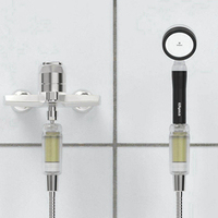 Filtre de pomme de douche externe filtrant les odeurs pour eau dure, élimine le chlore et les substances nocives, purificateur