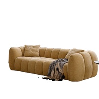 Ensemble de canapé d'angle en L personnalisé avec housses en tissu durables et réglables, design moderne, garni d'éponge pour salon