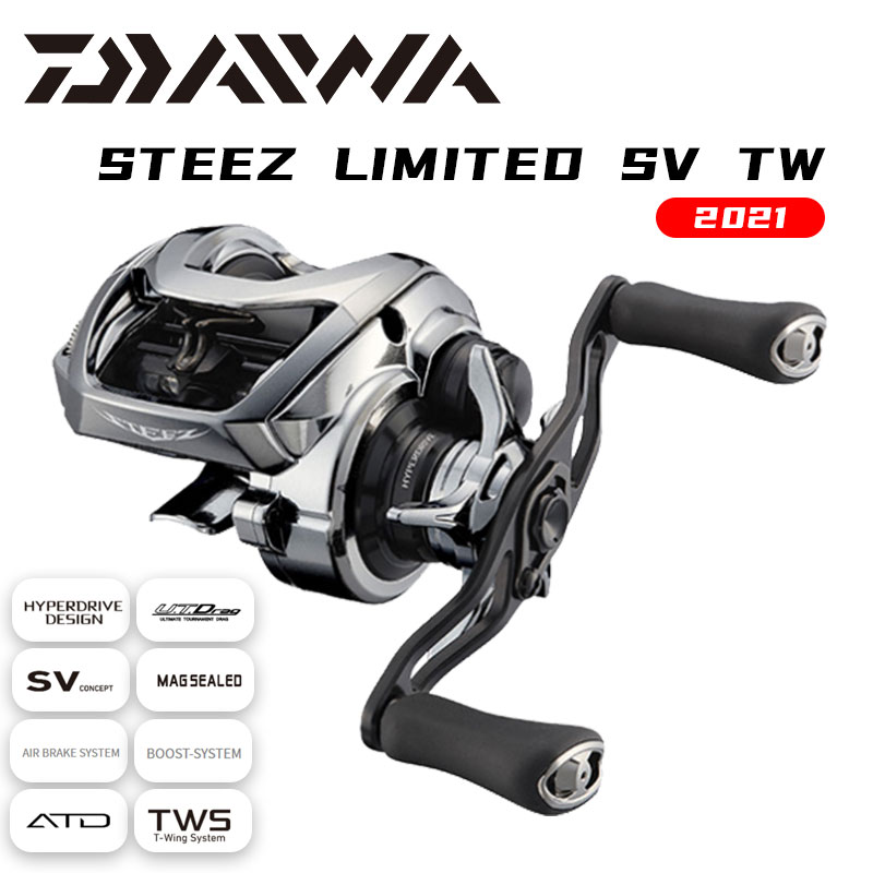 DAIWA 20 STEEZ-LTD SV TW Fishing Reel - High Speed & Durability