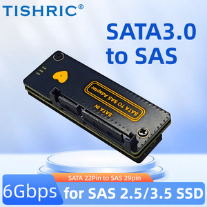 TISHRIC SATA3.0 ถึง SAS 29PIN การ์ดอะแดปเตอร์ 22 พินถึง 29 พิน SAS ฮาร์ดไดรฟ์โซลิดสเตต SSD การ์ดขยายอุปกรณ์เสริมคอมพิวเตอร์ - Product Image 2