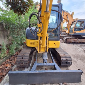 Mini-excavatrice sur chenilles KOMATSU PC55 MR d'occasion de haute qualité, 5,5 tonnes, queue courte, compacte, à vendre - Product Image 2