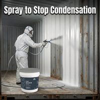 Revêtement protecteur anti-condensation, anti-humidité, isolant thermique et facile à nettoyer pour la surface intérieure des conteneurs maritimes