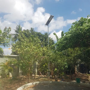 Lampadaire solaire tout-en-un de haute qualité à bas <span class=keywords><strong>prix</strong></span>, 250W, lampe <span class=keywords><strong>LED</strong></span> intégrée pour les vendeurs en Indonésie - Product Image 1