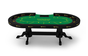 Table de Poker Texas Hold'em de haute qualité en bois massif Table de Poker à griffes de tigre et à jambes Table de jeu amusante personnalisable Onglet de Poker pour 10 personnes - Product Image 4