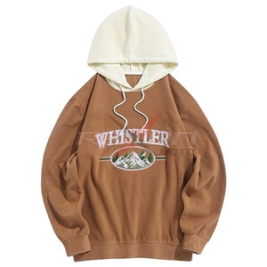 Vente en gros de qualité prix sweat à capuche brodé sweat à capuche brodé de haute qualité pour hommes sweat à capuche brodé personnalisé surdimensionné pour hommes - Product Image 1