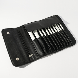 Estuche Magnético Portátil para <span class=keywords><strong>Brochas</strong></span> de <span class=keywords><strong>Maquillaje</strong></span>, Bolsa de Cuero PU para <span class=keywords><strong>Brochas</strong></span> de <span class=keywords><strong>Maquillaje</strong></span>, Organizador de <span class=keywords><strong>Brochas</strong></span> Cosméticas con Múltiples Ranuras - Product Image 2