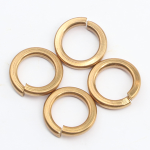 แหวนล็อคสปริงทองแดงฟอสฟอรัส เกรด 4.8 ขนาด M2-M22 มาตรฐาน GB94 Nindejin ZT-CU-94 - Product Image 1