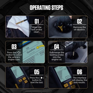 자동차 상점을위한 AUTOOL 디지털 As503 엔진 오일 성능 밀도 명백한 감지기 가격 확인 점도 테스터 - Product Image 5