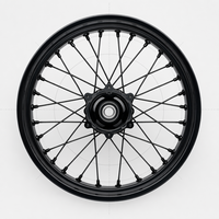 Ensemble de roues à rayons Supermoto de 17 pouces, moyeu en aluminium CNC, jante en alliage 7050-T6 pour KTM EXC SXF Husqvarna 250 450, prêt à l'emploi