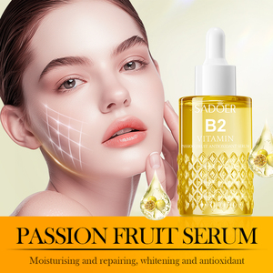 Suero Facial Antioxidante con Vitamina <span class=keywords><strong>B2</strong></span> y Fruta de la Pasión de Fábrica OEM SADOER, Esencia Facial, Productos de Belleza para el Cuidado de la Piel, Hidratante y Nutritivo - Product Image 2