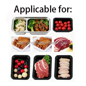 Offre Spéciale Petite boîte à lunch debout automatique Machine de remplissage et de scellage d'emballage de boîte à emporter de fruits frais facile à utiliser - Product Image 6