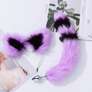 Déguisement chat renard avec oreilles en cloche, serre-tête, nœud papillon, Costume <span class=keywords><strong>de</strong></span> demoiselle d'honneur Cosplay, ensemble d'accessoires <span class=keywords><strong>de</strong></span> fête pour femmes et filles - Product Image 3