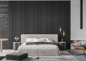 Panel Decorativo de Pared para Sala de Estar, Estilo Moderno, Ecológico, de Madera y WPC, Diseño de Gran Muralla - Product Image 3