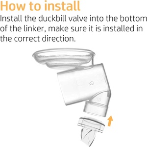 Heetverkopende elektrische borstkolf accessoires vervangende connector PP BPA-vrij - Product Image 3