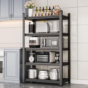 Organizador de alimentos plegable de Metal, organizador para sala de estar, estantes para electrodomésticos de cocina, estantes de almacenamiento portátiles para Cocina - Product Image 4