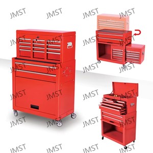 Certifié CE Boîte à outils roulante en métal à 8 tiroirs et armoire avec serrure à combinaison Chariot de stockage d'outils en fer OEM personnalisable - Product Image 2