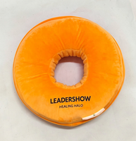 Oreiller ergonomique Leadshow personnalisé en forme de donut pour dormeurs latéraux, soulageant la douleur aux oreilles, avec housse amovible à fermeture éclair