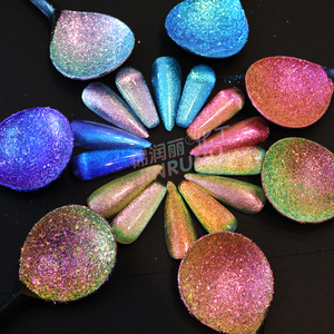 Color Shift Mermaid Chrome Effect Pigment Rainbow Aurora Nails Óxido de <span class=keywords><strong>hierro</strong></span> sintético para recubrimiento - Product Image 5