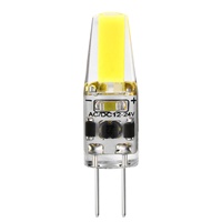 Ampoules LED miniatures en silicone G4 1505COB à intensité variable pour éclairage paysager, 2W AC12-24V/DC10-30V 2700-6500K pour usage domestique, fourniture Chine