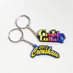 Design Wholesale 2D Custom Soft PVC Rubber Keychains Different Shape Promotional Carabiners Keychains Wholesale Custom Designed - Product Image 3