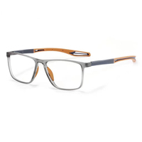 Nuevas Gafas de Moda Delgadas con Montura Óptica para Hombre de Negocios, Anti Luz Azul, para Lectura y Prescripción