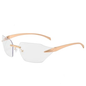 New Frameless Adult <b>Sunglasses</b> Multi-Color UV400 PC Lenses Unisex Fashion Trend - Product Image 4
