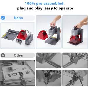 Graveur laser de bureau Nano Plus Longue Portée 6000mW Précision 0,05mm Résolution 3.3K Machine de découpe laser - Product Image 5